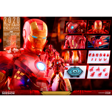 Iron Man Mark IV (Holographic Version) 1:6 figure EXCLUSIVE Hot Toys 906328
