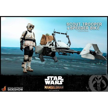 Scout Trooper et Speeder Bike (The Mandalorian) 1:6 Hot Toys 906340