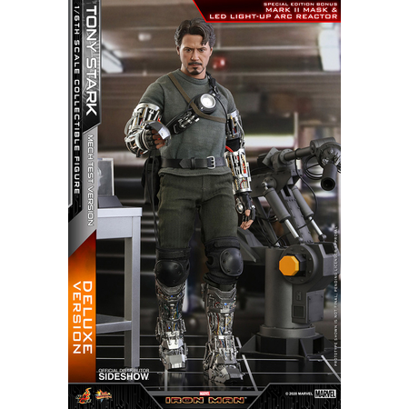 Tony Stark (VERSION DE LUXE Mech Test) figurine 1:6 Hot Toys 906793