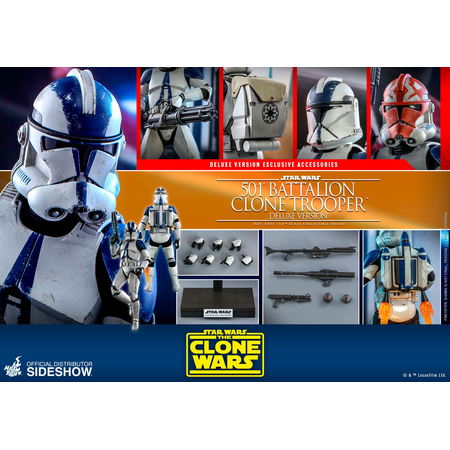 501st Battalion Clone Trooper (Deluxe) 1:6 figure Hot Toys 906959