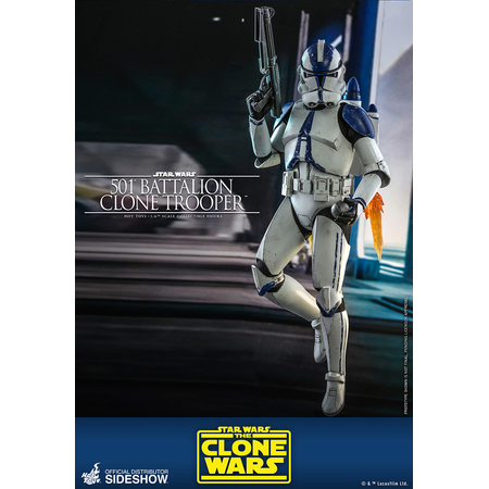 501st Battalion Clone Trooper (Version régulière) figurine 1:6 Hot Toys 906958 TMS022