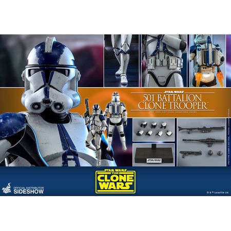 501st Battalion Clone Trooper (Regular version) 1:6 figure Hot Toys 906958