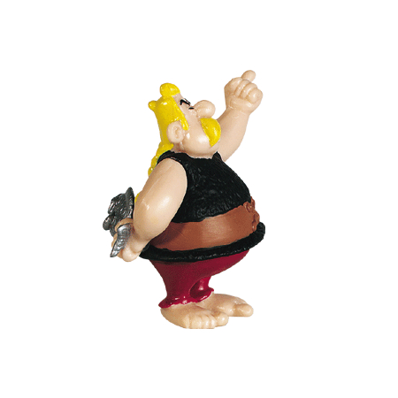 Astérix Poissonnier Ordralfabetix Figurine 7cm Plastoy