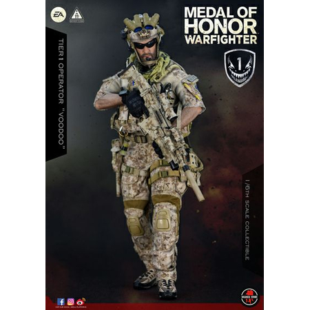 Medal of Honor Warfighter Tier One Operator Voodoo 1:6 figure Soldier Story SS106