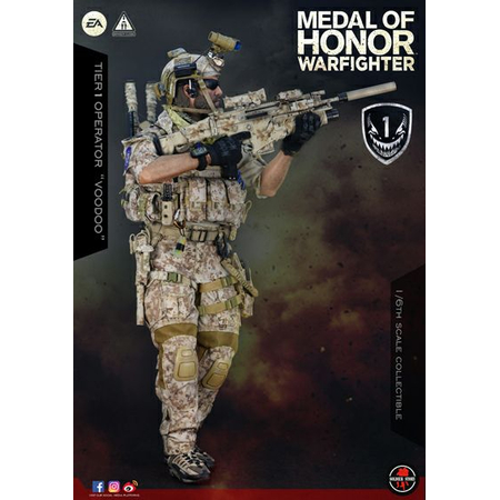 Medal of Honor Warfighter Tier One Operator Voodoo 1:6 figure Soldier Story SS106