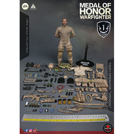 Medal of Honor Warfighter Tier One Operator Voodoo figurine 1:6 Soldier Story SS106