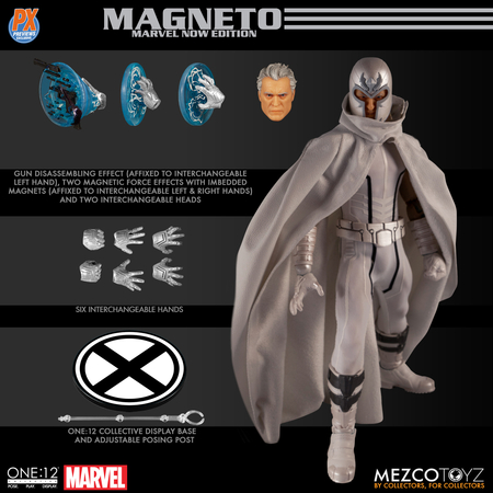 One-12 Collective Marvel Magneto PX Exclusive Mezco Toyz