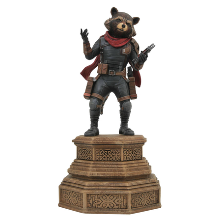 ​​Marvel Gallery Avengers Endgame Rocket Raccoon Statue PVC Diorama 7-inch Diamond Select Toys