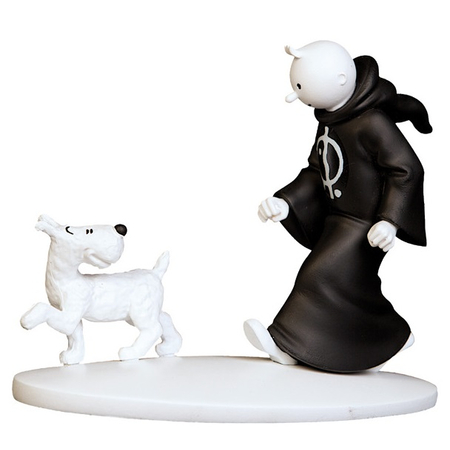 ​​​​Tintin Figurine Tintin en Toge et Milou en Inde 10cm avec Livret