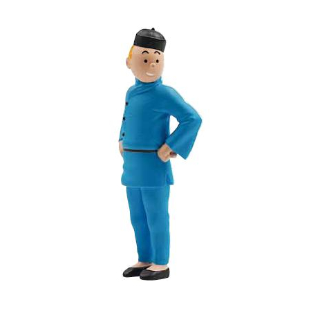 Tintin Le Lotus Bleu Figurine 8cm Moulinsart