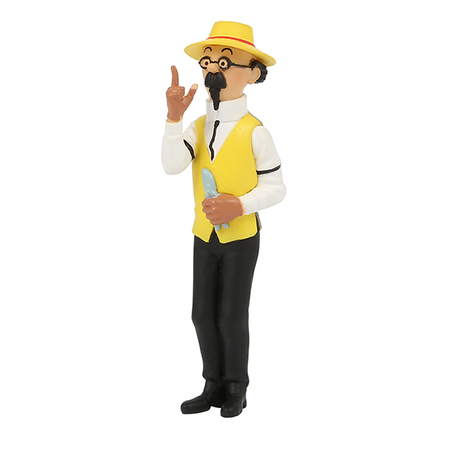 Tintin Professeur Tournesol Jardinier Figurine 8cm Moulinsart