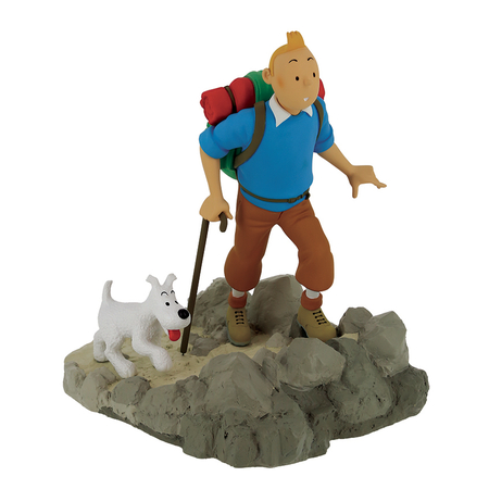 Tintin et Milou Alpiniste Statue Résine 25cm