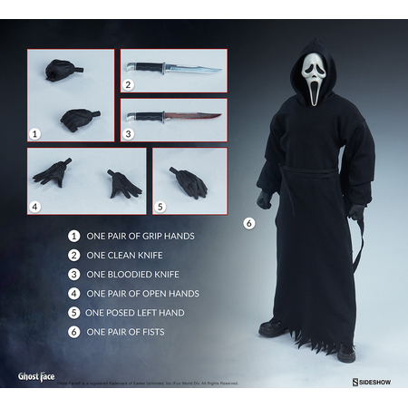 Ghost Face figurine 1:6 Sideshow Collectibles 100447
