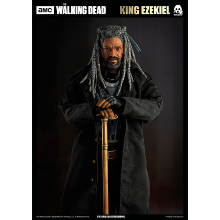 The Walking Dead King Ezekiel 1:6 figure Threezero 906808