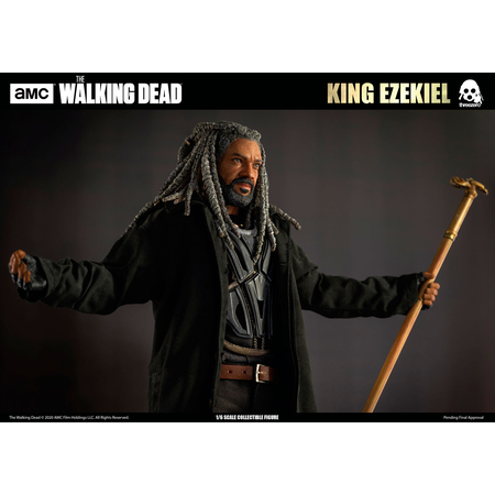 The Walking Dead King Ezekiel 1:6 figure Threezero 906808