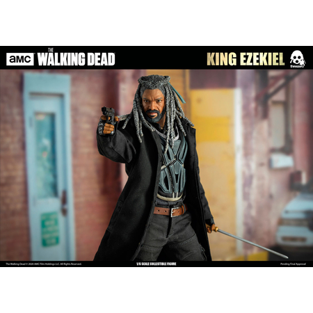 The Walking Dead King Ezekiel 1:6 figure Threezero 906808