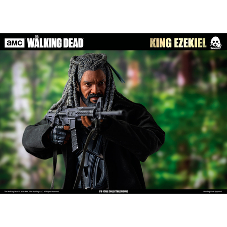 The Walking Dead King Ezekiel 1:6 figure Threezero 906808