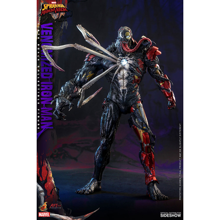 Marvel Venomized Iron Man figurine échelle 1:6 Hot Toys 907026 AC04B