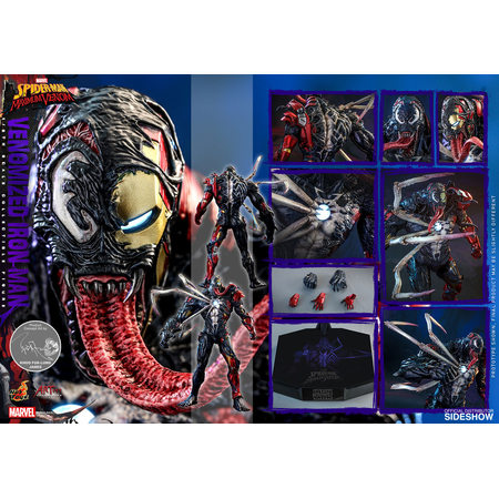 Marvel Venomized Iron Man figurine échelle 1:6 Hot Toys 907026 AC04B
