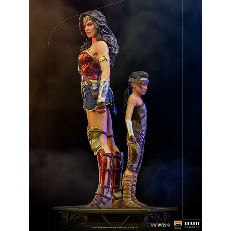 Wonder Woman & Jeune Diana 1:10 Statue Iron Studios 906714