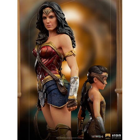 Wonder Woman & Young Diana 1:10 Statue Iron Studios 906714