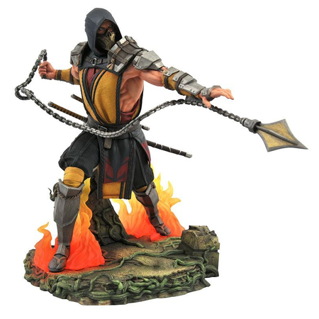 Mortal Kombat Gallery Scorpion Deluxe PVC Diorama Diamond Select