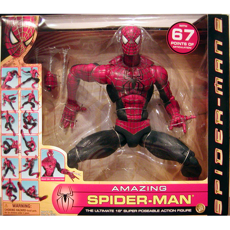 Amazing Spider-Man 18-inch poseable figure (2004) ToyBiz 43828