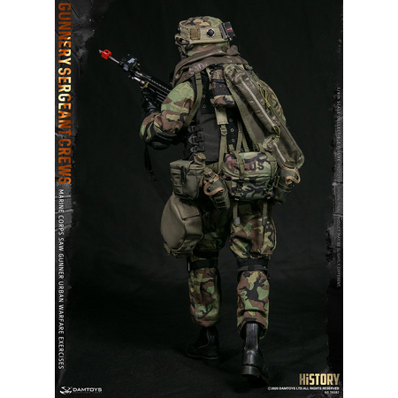 Marine Corps SAW GUNNER urban warfare exercises figurine échelle 1:6 Damtoys 78082