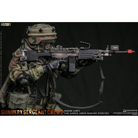 Marine Corps SAW GUNNER urban warfare exercises figurine échelle 1:6 Damtoys 78082