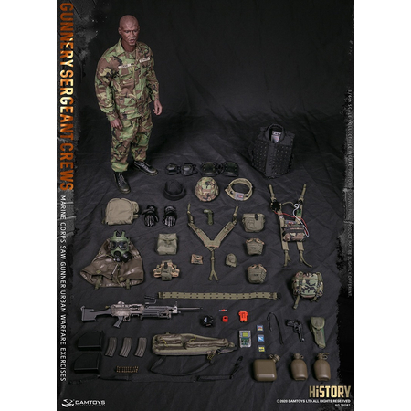 Marine Corps SAW GUNNER urban warfare exercises 1:6 scale figure Damtoys 78082