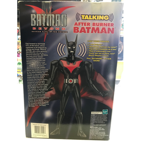 Batman Beyond Talking After Burner Batman (2000) figurine 10 pouces Hasbro 64442