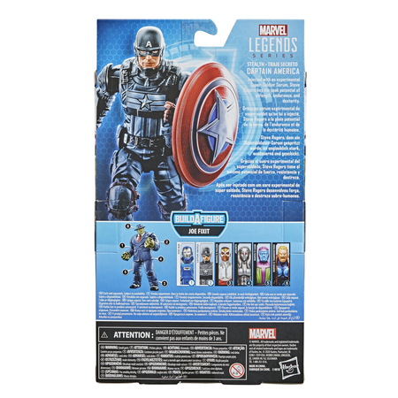 Marvel Legends Avengers Video Game Mister Fixit BAF Series - Captain America Stealth (Video Game) Hasbro