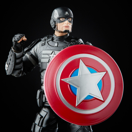 Marvel Legends Avengers Video Game Mister Fixit BAF Series - Captain America Stealth (Video Game) Hasbro