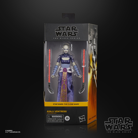 Star Wars The Black Series 6-inch Asajj Ventress (The Clone Wars) Hasbro 07