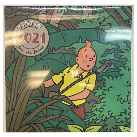 Tintin Calendrier 2021 30cm x 30cm