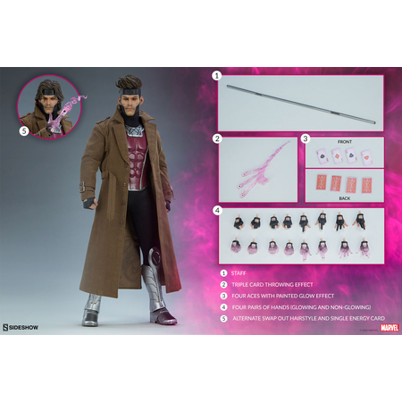 Gambit Deluxe figurine échelle 1:6 Sideshow Collectibles 100439
