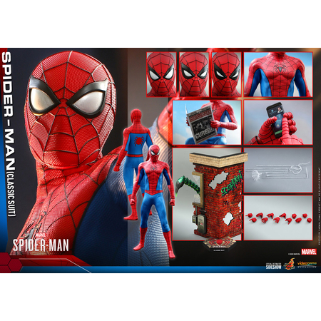 Spider-Man (Classic Suit) 1:6 Scale Figure Hot Toys 907439