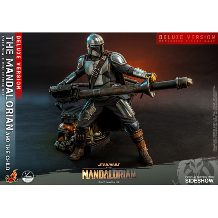 The Mandalorian and The Child (Deluxe) Quarter scale 1:4 Collectible Set Hot Toys 907266