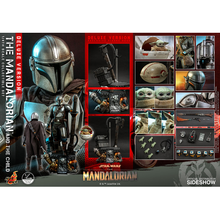 Le Mandalorian et l'Enfant (De luxe) échelle 1:4 Ensemble de collection Hot Toys 907266