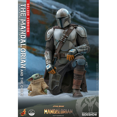 The Mandalorian and The Child (Deluxe) Quarter scale 1:4 Collectible Set Hot Toys 907266