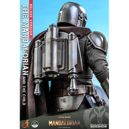 The Mandalorian and The Child (Deluxe) Quarter scale 1:4 Collectible Set Hot Toys 907266