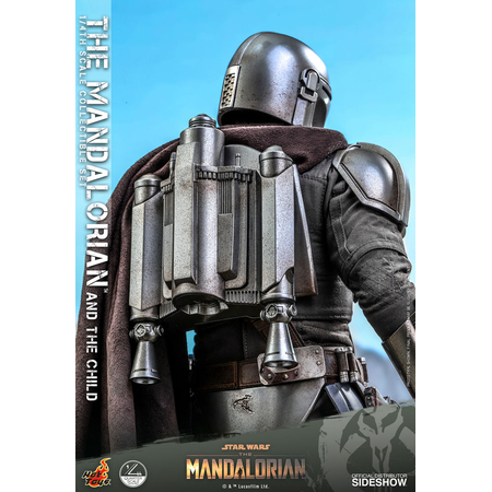 The Mandalorian and The Child Quarter scale 1:4 Collectible Set REGULAR VERSION Hot Toys 907267