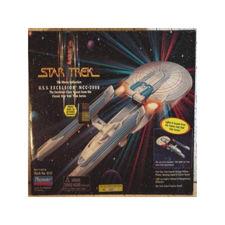 Star Trek The Movie Collection USS Excelsior NCC-2000 ship (1995) Playmates Toys 6127