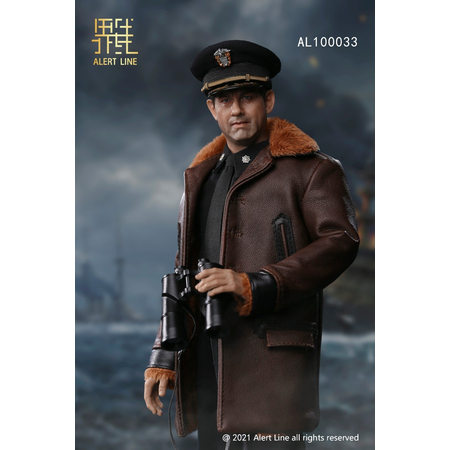 WWII US Navy Destroyer Commander 1:6 scale figure Alert Line AL100033