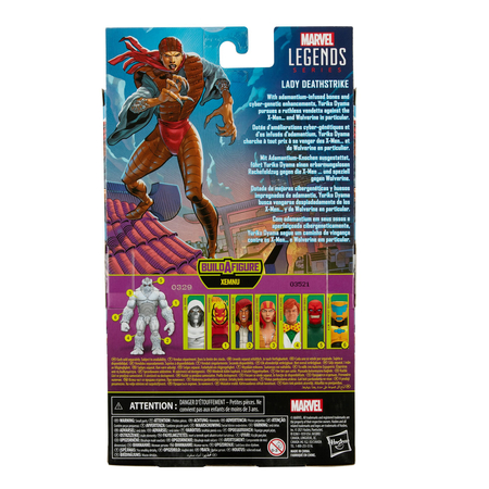 Marvel Legends Super Villains 6-inch BAF Xemnu Series Figure - Lady Deathstrike Hasbro