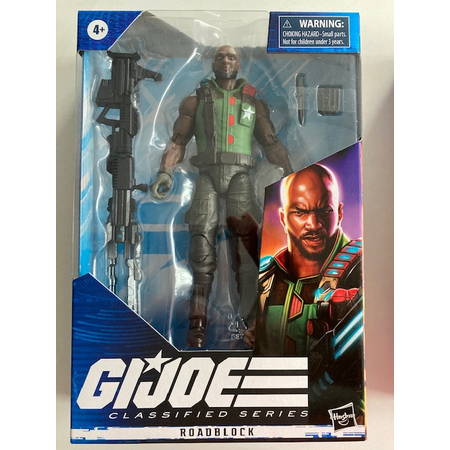 GI Joe Classified Series 6-inch Roadblock (BLACK GUN) Hasbro 01