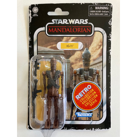 Star Wars The Mandalorian 3.75 The Retro Collection Kenner - IG-11 Hasbro F2021