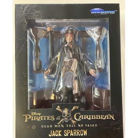 Pirates of the Caribbean Dead Men Tell No Tales Figurine 7 pouces - Jack Sparrow Diamond Select Toys 82461