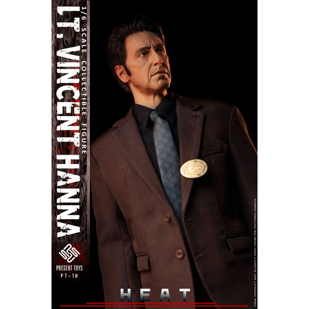 HEAT Lt Vincent Hanna 1:6 scale figure Present Toys PT-18