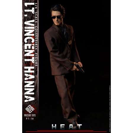 HEAT Lt Vincent Hanna 1:6 scale figure Present Toys PT-18